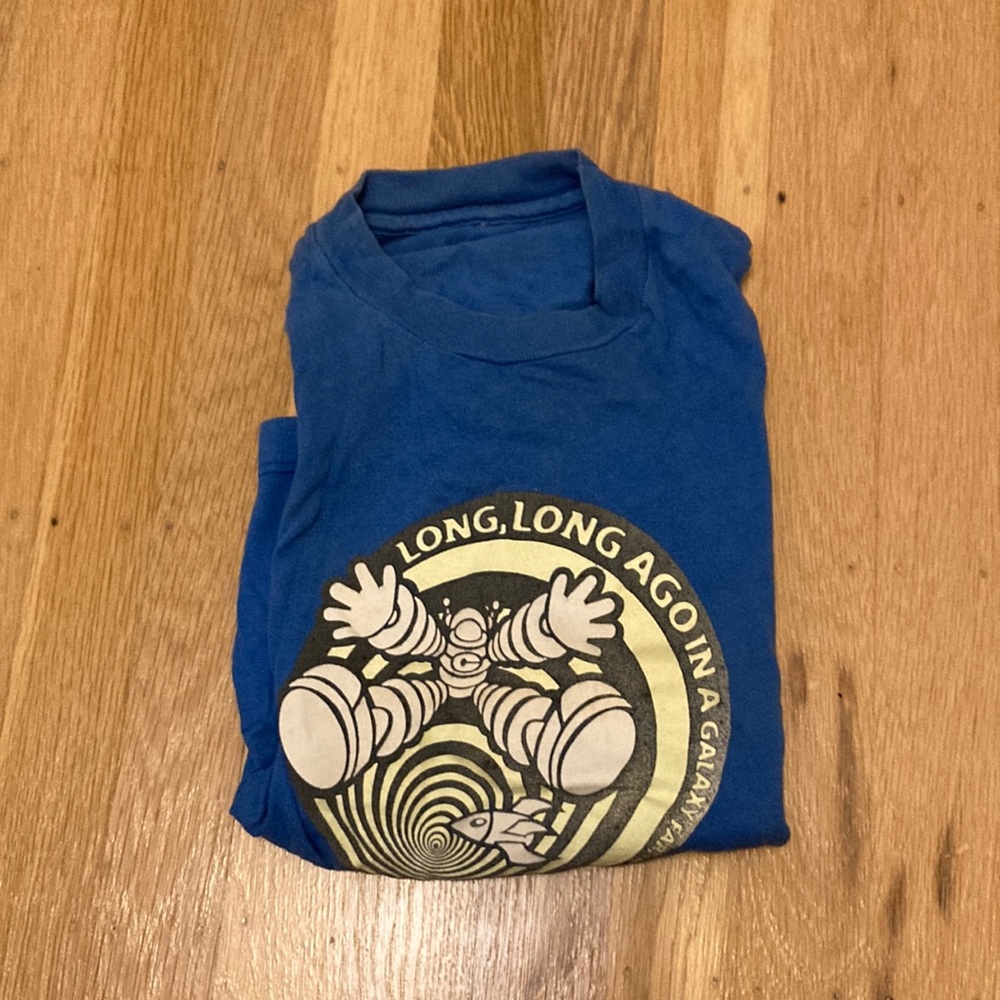long ago in a galaxy far far away t-shirt